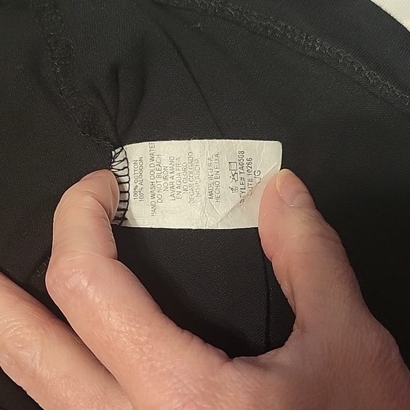 LILYMAES Black "We The People" Graphic Tee - Size L - Picture 3 of 3